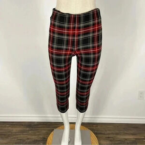 ❤️ Le chateau London is Calling Plaid Ankle Pants Size 0